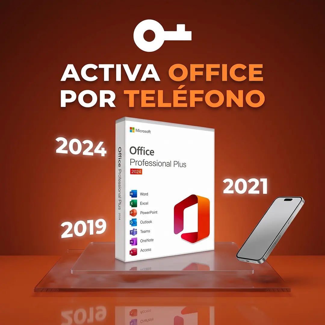 Cómo Activo Office con Opción Telefónica (2021, 2019 y versiones anteriores)