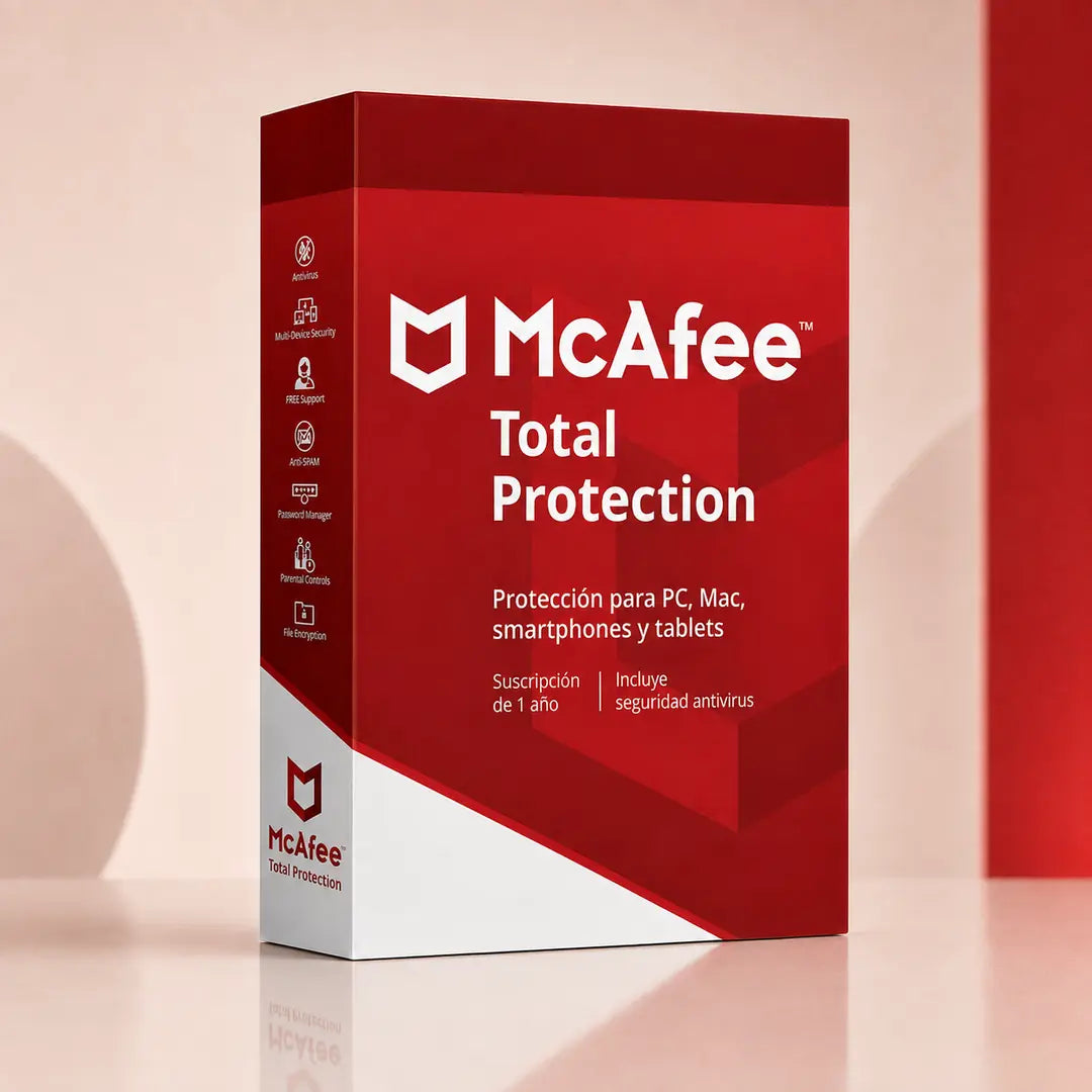 Antivirus McAfee Total Protection 2026 - 1 PC - 1 Año