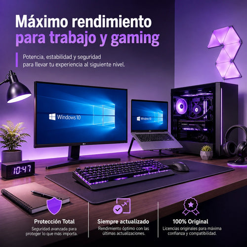 Windows 10 Pro - Original y Licencia Vitalicia