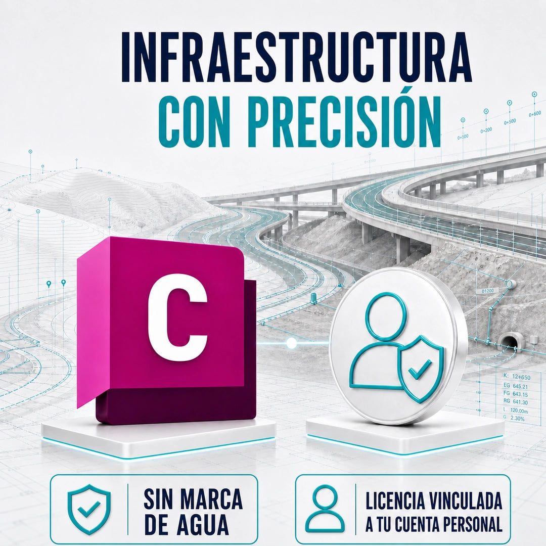 Civil 3D 2027 - Licencia por 1  a 3 Años - Windows