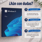 Windows 11 Pro - Original y Licencia Vitalicia
