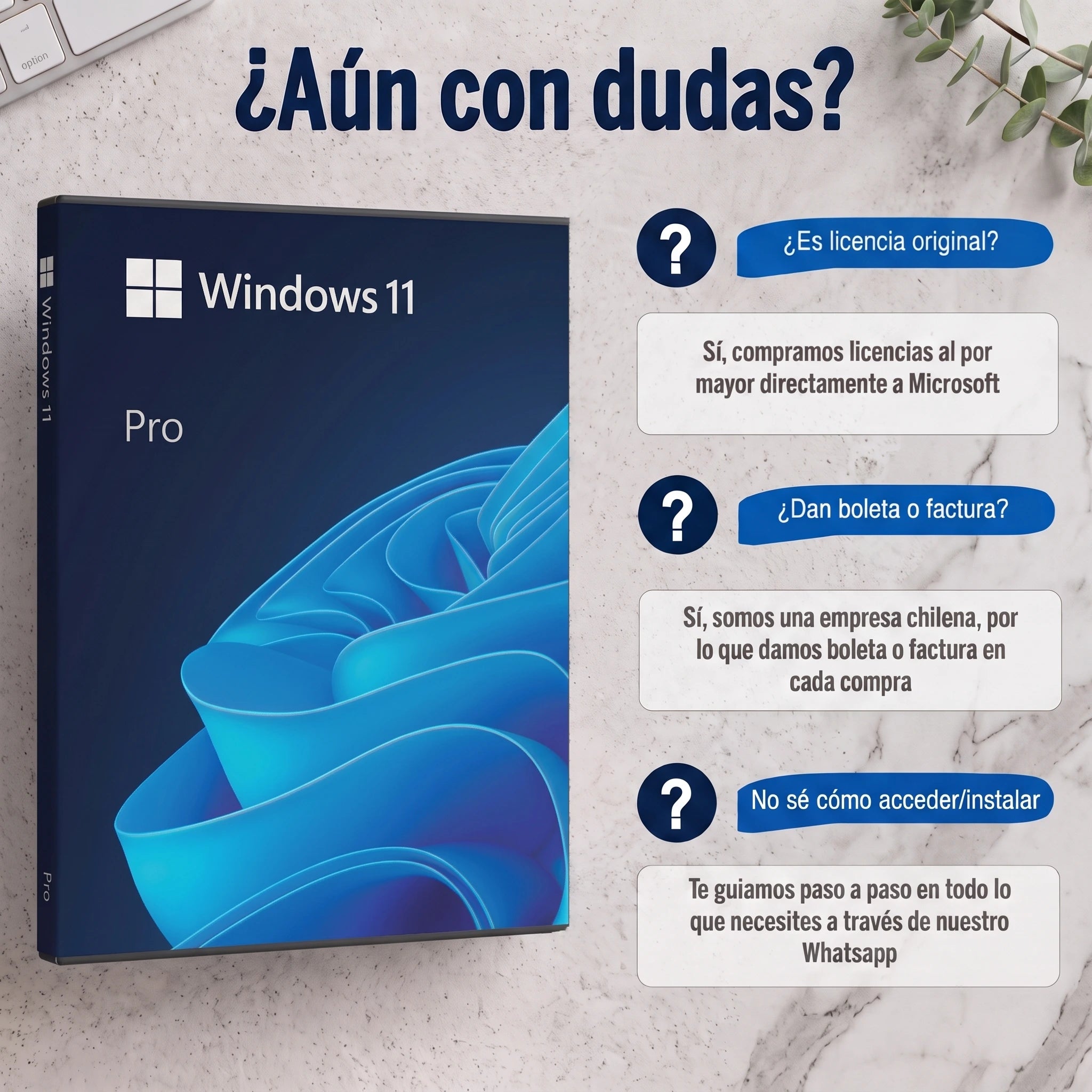 Windows 11 Pro - Original y Licencia Vitalicia