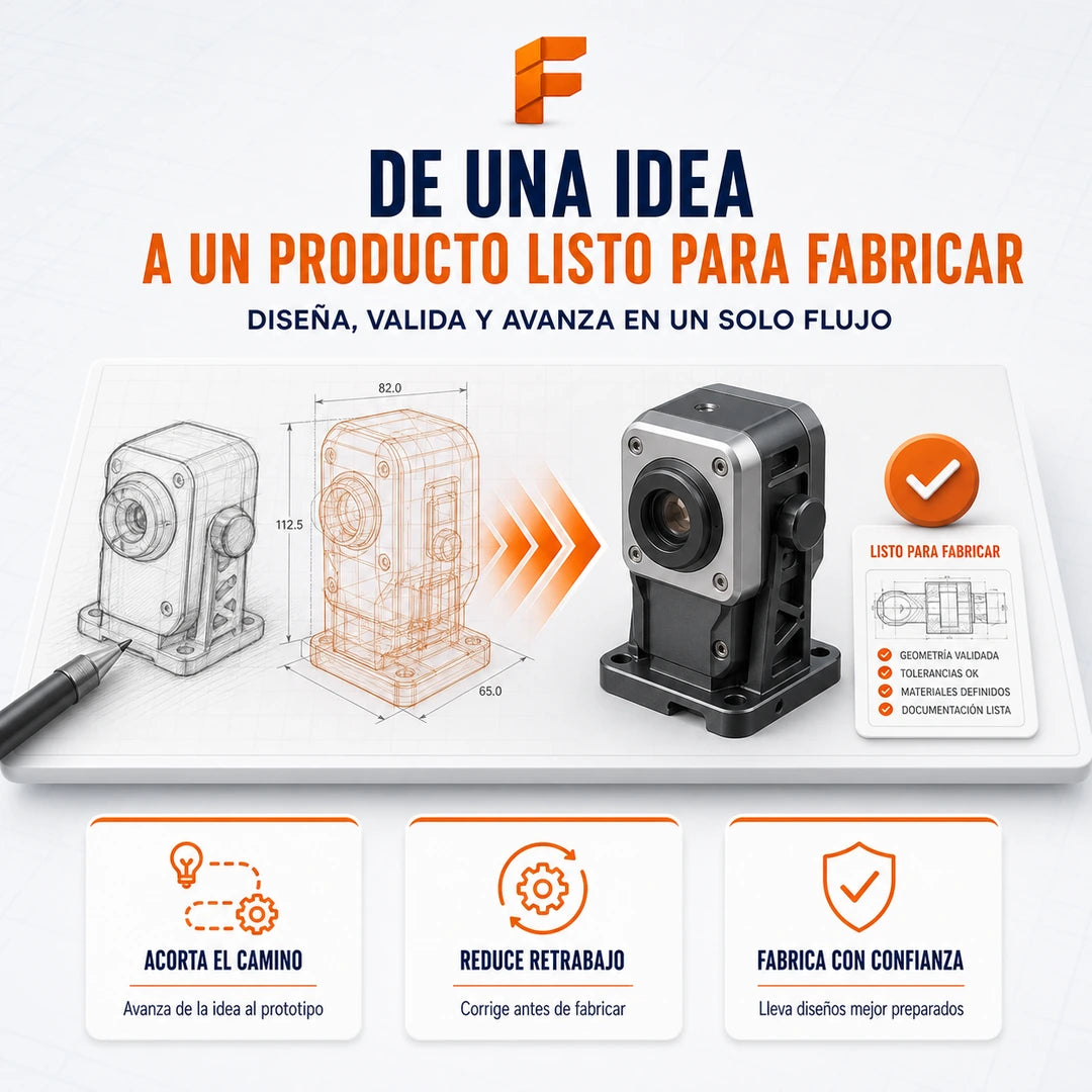 Fusion 360 - Licencia por 1 a 3 Años - Windows/Mac