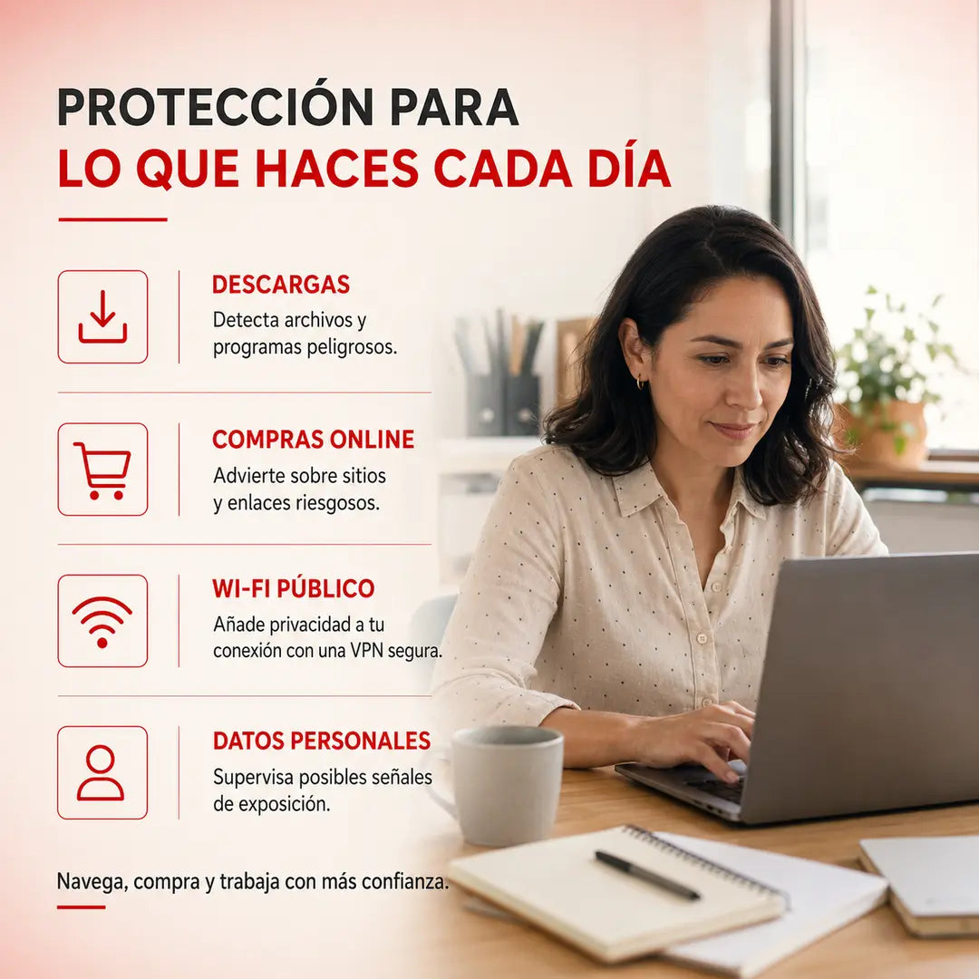 Antivirus McAfee Total Protection 2026 - 1 PC - 1 Año
