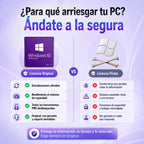 Windows 10 Pro - Original y Licencia Vitalicia