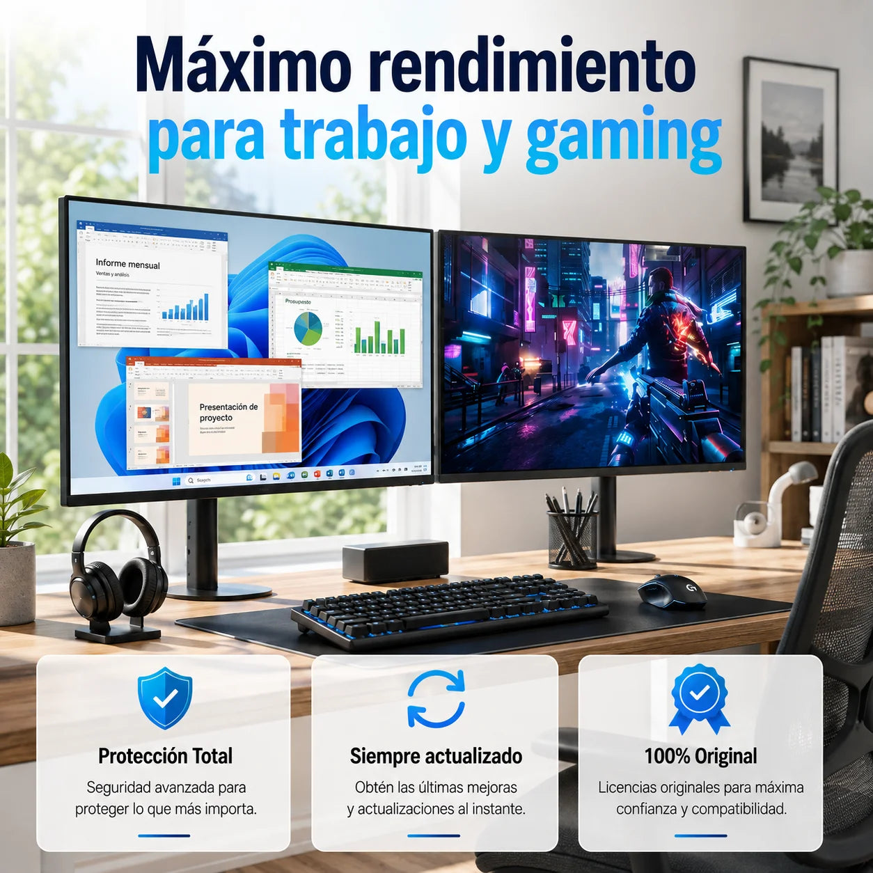 Windows 11 Pro - Original y Licencia Vitalicia
